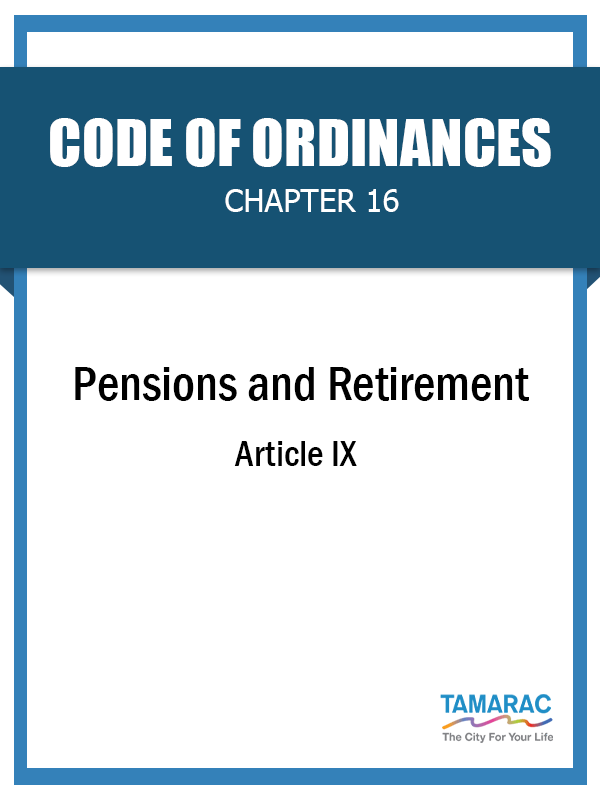 Code of Ordinances NRE