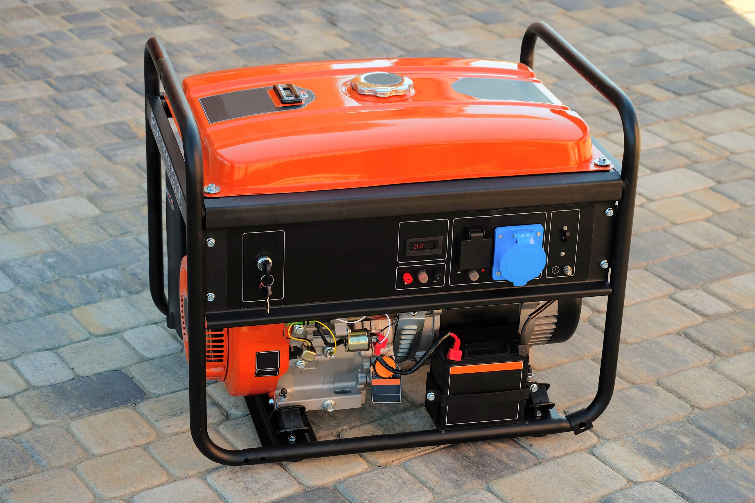 Image of a gasoline portable generator